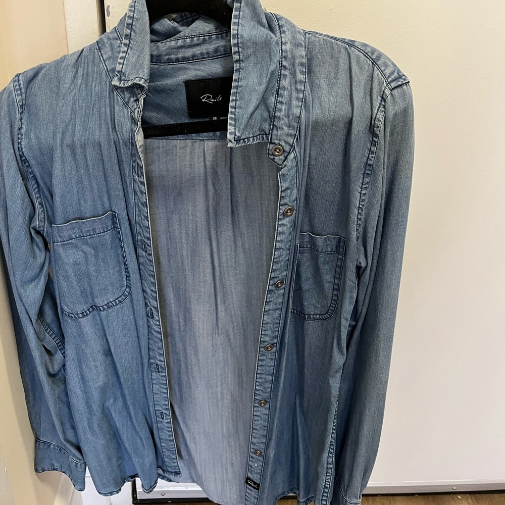 Rails Jean Long Sleeve Button Down